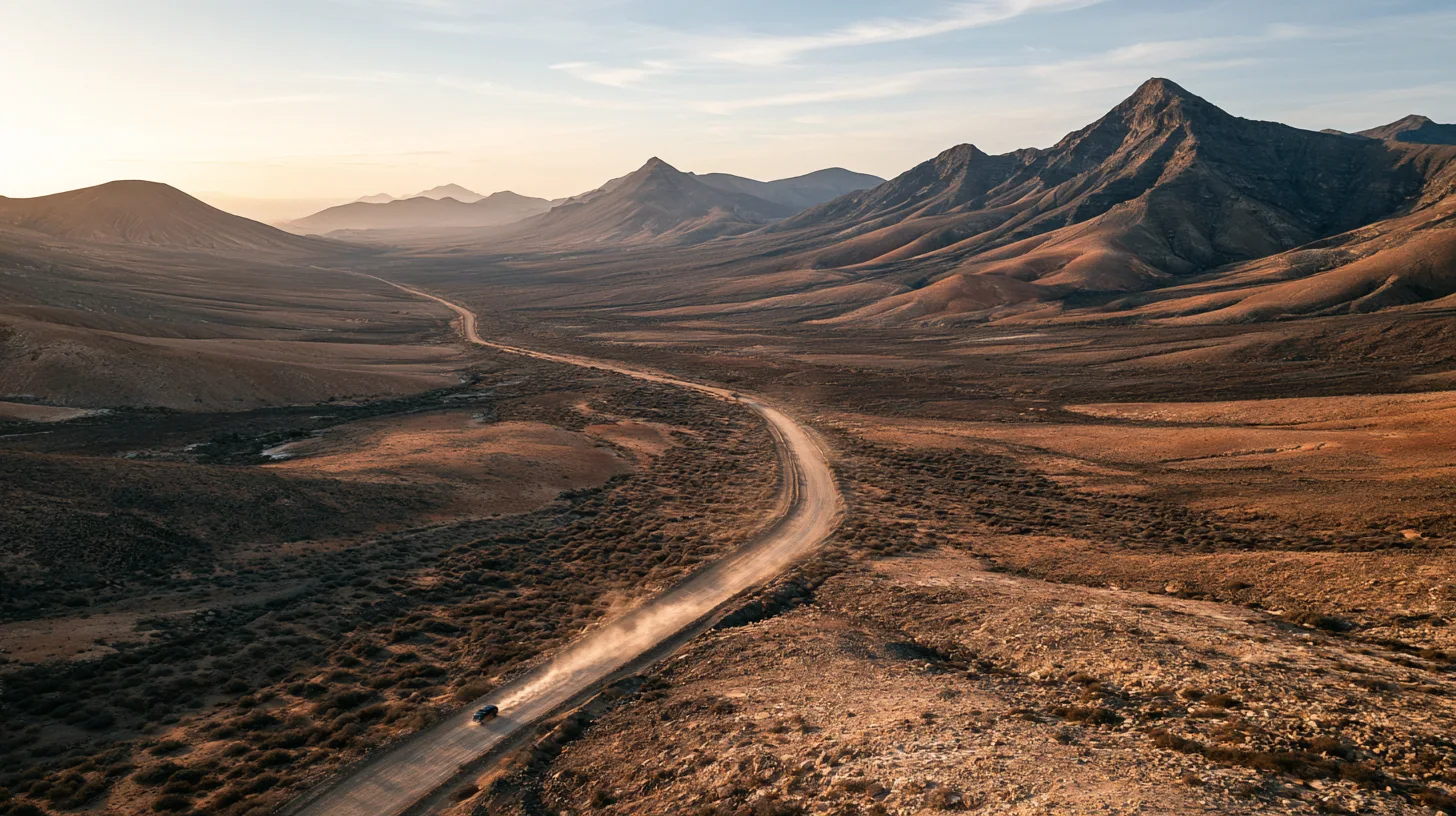 Wild landscape of Fuerteventura